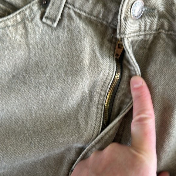Vintage 1995 Levi’s orange tab 550 32x32 gray brown wash - Picture 9 of 12